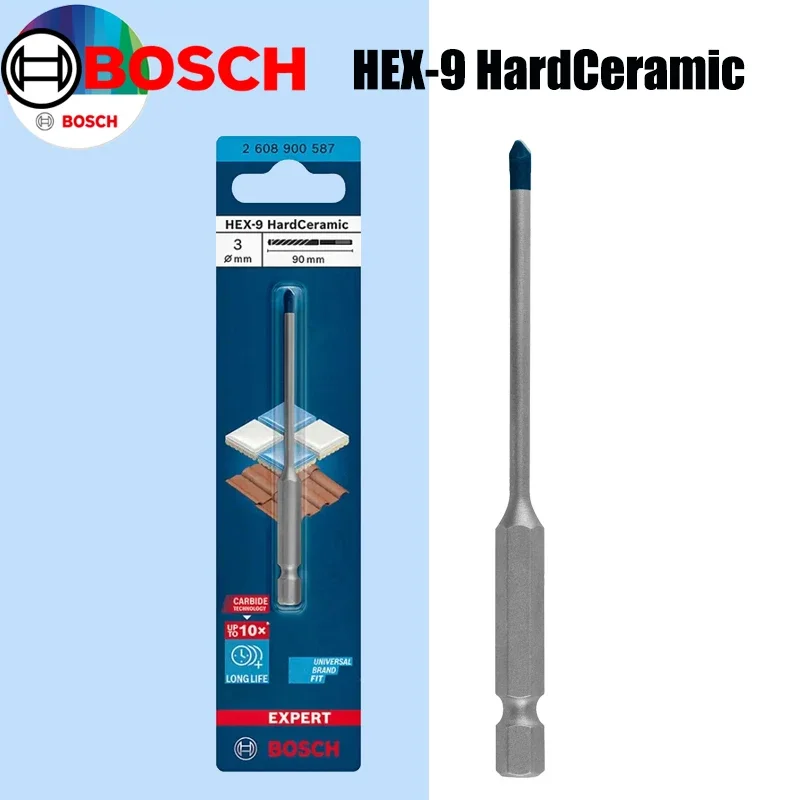 Power Tools Accessories - BOSCH Hex-9 Hard Ceramic Drill Bits