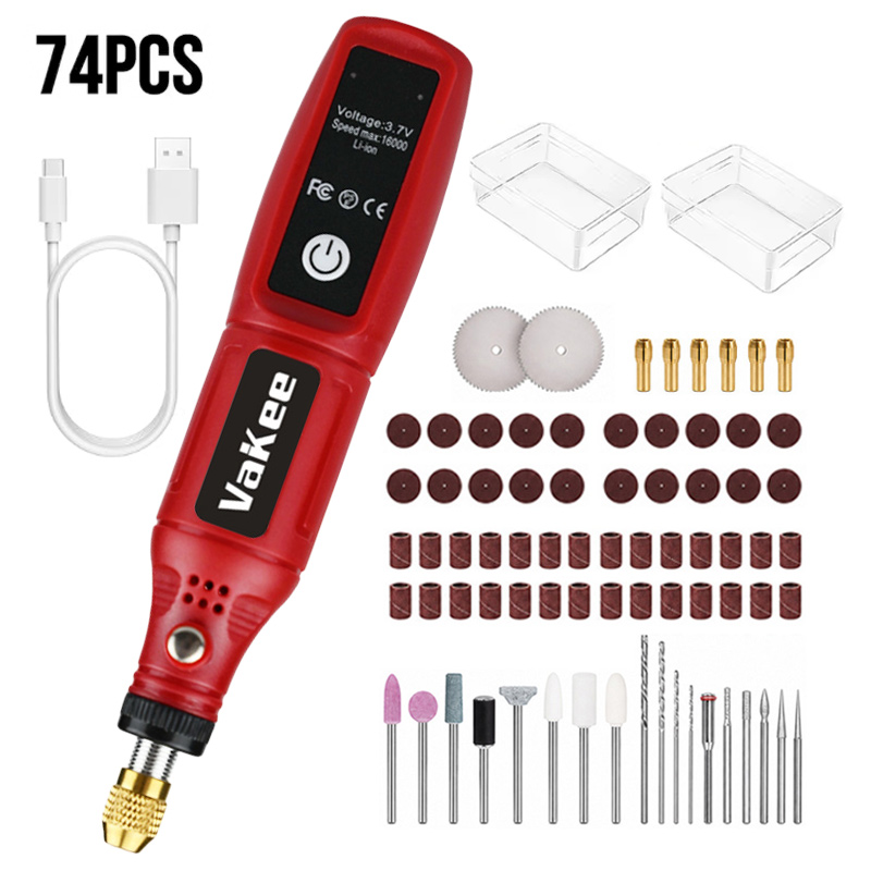 Power Tools Review - Vakee Cordless Rotary Tool 15CM Mini