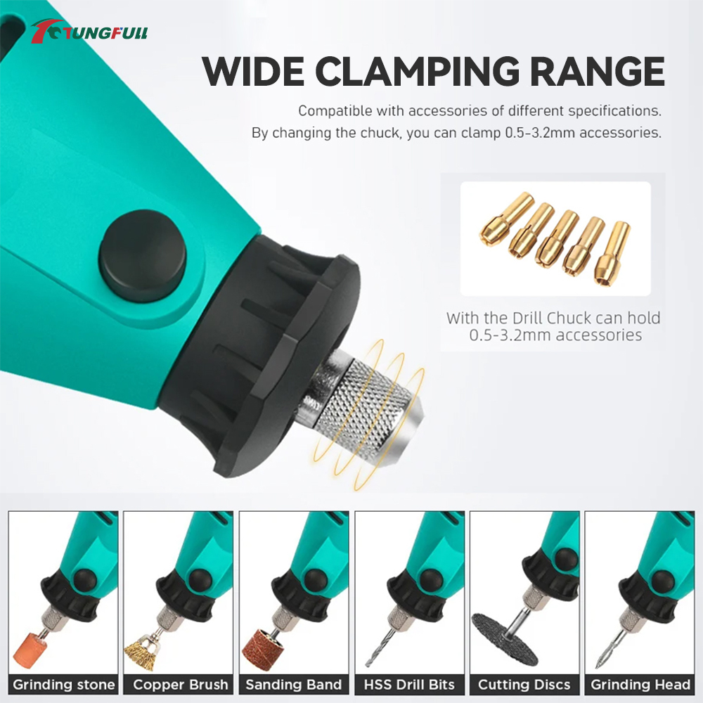 TUNGFULL Mini Electric Grinder - Power Tools Review review and price