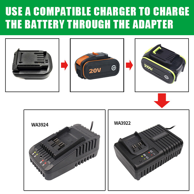 Battery Adapter Converter for  - Power Tools Green review and price