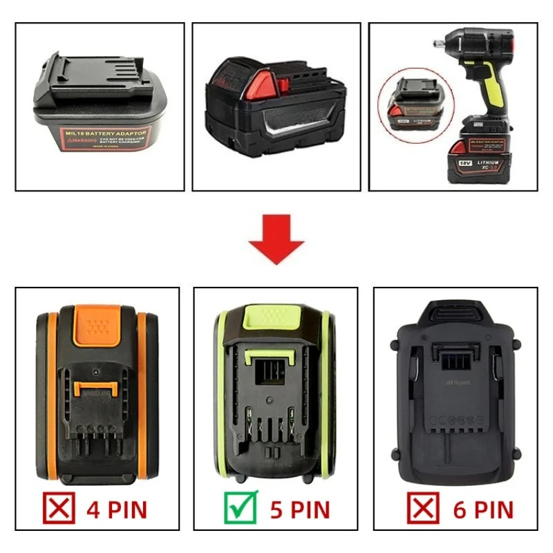 Battery Adapter Converter for  - Power Tools Green review and price